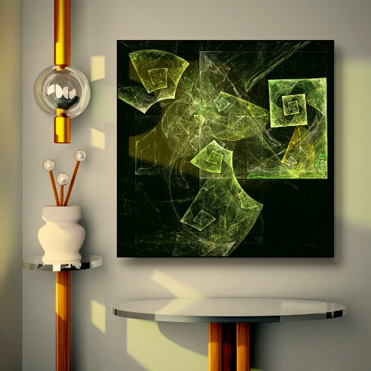 Toile Tableaux enrobés d'art Abstrait à équilibre tordu