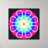 Toile Tableaux étirés Fleurs Abstraites (Recto)