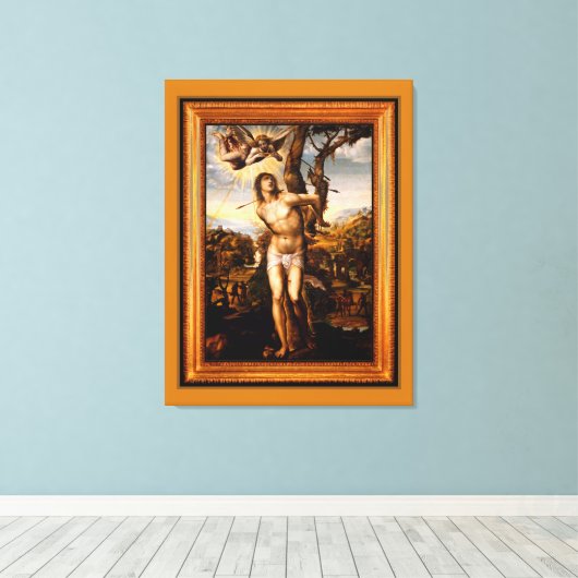 Toile Tableaux étirés SAINT-SEBASTIEN (Insitu (Plancher de Bois))