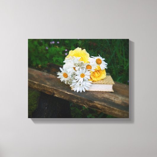 Toile Tableaux Fleur et Romance (Recto)