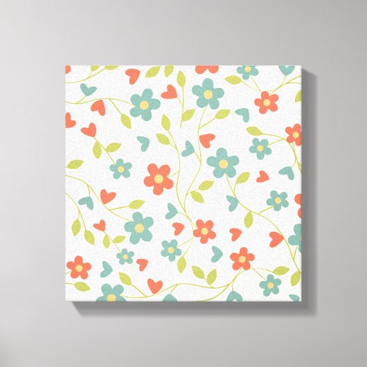 Toile Tableaux Fleurs De Printemps Cute (Recto)