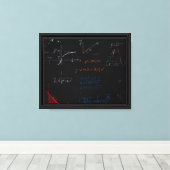 Toile Tableaux mathématiques (Insitu (Plancher de Bois))