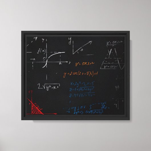 Toile Tableaux mathématiques (Recto)