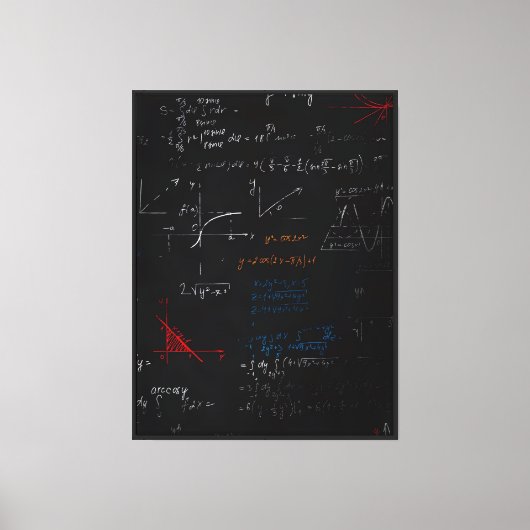 Toile Tableaux mathématiques (Recto)
