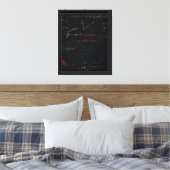 Toile Tableaux mathématiques (Insitu(Chambre))