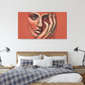 Toile Tableaux minimalistes monochromes (Insitu(Chambre))