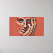 Toile Tableaux minimalistes monochromes (Recto)