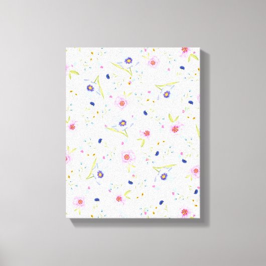 Toile Tableaux Motif Fleurs (Recto)