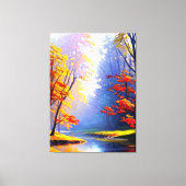 Toile Tableaux Paysage Automne Imprimer (Recto)
