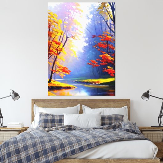 Toile Tableaux Paysage Automne Imprimer (Insitu(Chambre))
