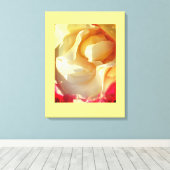 Toile Tableaux Roses confortables (Insitu (Plancher de Bois))