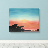 Toile Tableaux, tableau militaire "Liberté Endures" (Insitu (Plancher de Bois))