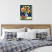 Toile Tableaux "Tournesols Et Tomates" (Insitu(Chambre))