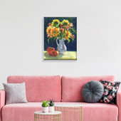 Toile Tableaux "Tournesols Et Tomates" (Insitu(Salon))