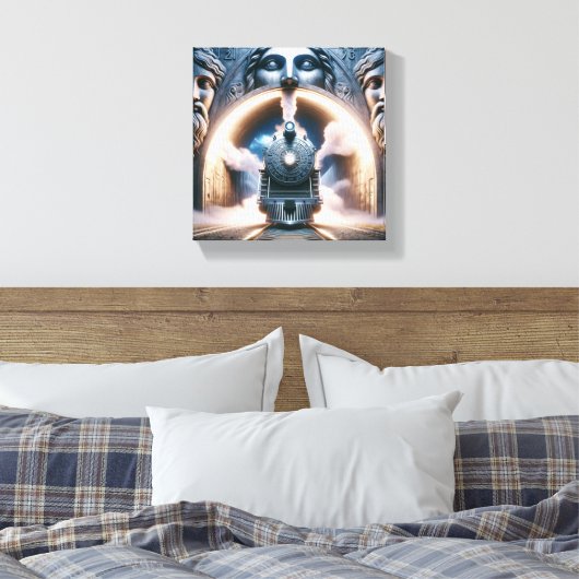 Toile Tableaux "Train" (Insitu(Chambre))