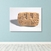 Toile Tablette avec inscription pictographique, Protolit (Insitu (Plancher de Bois))