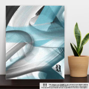 Toile Tablette d'art Abstraite de 8x10 pouces en mode mo
