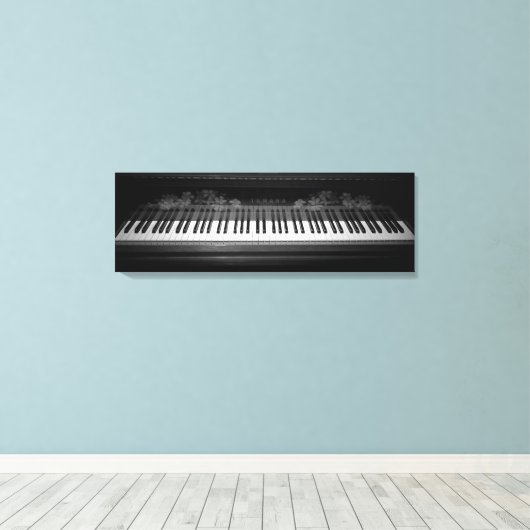 Toile Tablette de clavier pour piano (Insitu (Plancher de Bois))