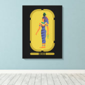 Toile Tablette de déesse égyptienne (Insitu (Plancher de Bois))