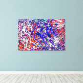 Toile Tablette de Kungpow étirée (Insitu (Plancher de Bois))