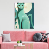 Toile Tablette de style mi-siècle rétro (Insitu(Salon))