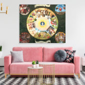 Toile Tablette des sept péchés mortels (Insitu(Salon))