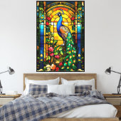 Toile Tablette Peacock étirée (Insitu(Chambre))