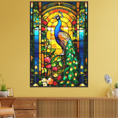 Toile Tablette Peacock étirée (Insitu(Salon))