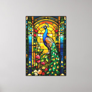 Toile Tablette Peacock étirée