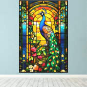 Toile Tablette Peacock étirée (Insitu (Plancher de Bois))