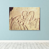 Toile Tablette représentant quatre scribes au travail (Insitu (Plancher de Bois))