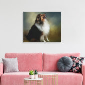 Toile Tablette Shetland Sheep Dog Canvas (Insitu(Salon))