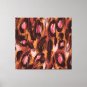 Toile Taches de léopard Motif animal africain (Recto)