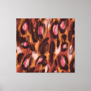 Toile Taches de léopard Motif animal africain