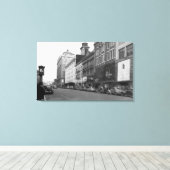 Toile Tacoma, WA Vue de Broadway regardant vers le nord (Insitu (Plancher de Bois))