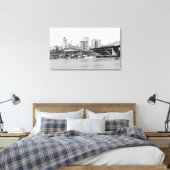 Toile Tacoma, WA - Vue Skyline du centre-ville (Insitu(Chambre))