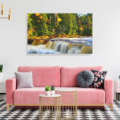 Toile Tahquamenon Falls Enveloppé Canvas (Insitu(Salon))