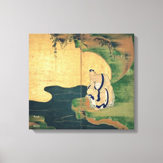 Toile Tai Gong Wang par Ogata Korin (Recto)