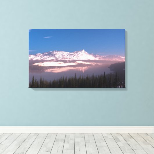 Toile Taiga (matin) (Insitu (Plancher de Bois))