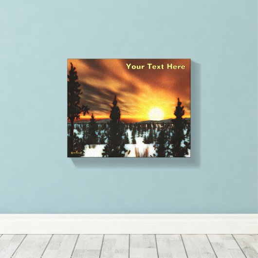 Toile Taiga Sun (Insitu (Plancher de Bois))