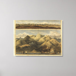 Toile Tailles, montagnes de l'Ecosse