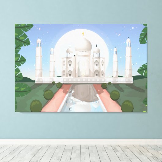 Toile Taj Mahal (Insitu (Plancher de Bois))
