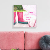 Toile Take Adventures Rain canvas Art (Insitu(Salon))