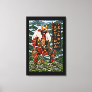 Toile Takeda Shingen Deep Green Mountains 20x30 0,75 po