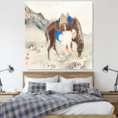 Toile Takeuchi Seiho : Seihō jū in Fuji, Pl.06 (1894) (Insitu(Chambre))