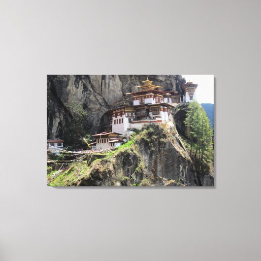 Toile taktsang bhoutan (Recto)
