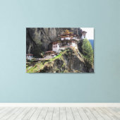 Toile taktsang bhoutan (Insitu (Plancher de Bois))