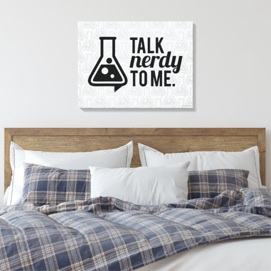 Toile Talk Nerdy (Insitu(Chambre))