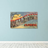 Toile Tallahassee, Floride - Scènes de grandes lettres (Insitu (Plancher de Bois))