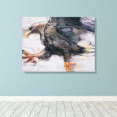 Toile Talons - Aigle à queue blanche 2001 (Insitu (Plancher de Bois))